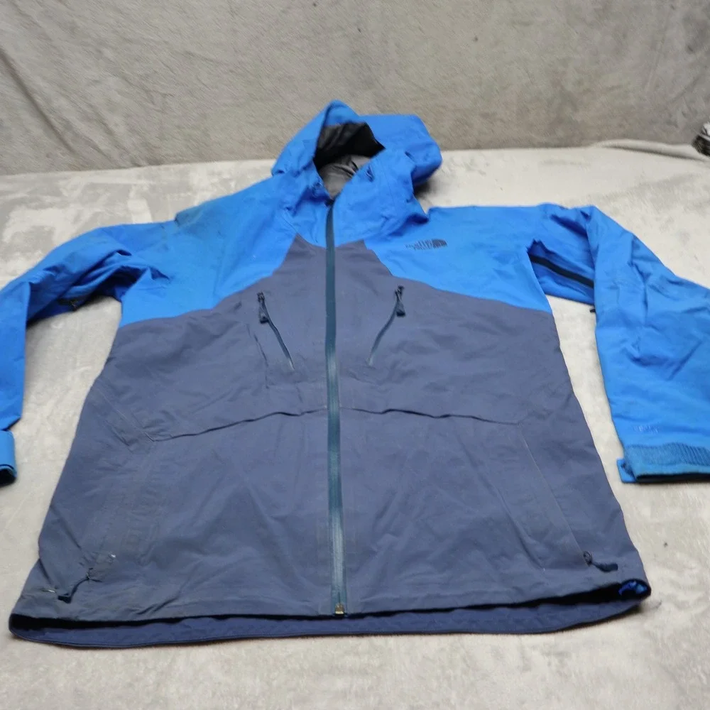 North Face Jacket Men Small Blue Free Thinker Steep Series GoreTex Outdoor READ